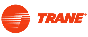 HVAC Master Heating & Air Conditioning LLC technician servicing Trane AC system, carrier parts on-site